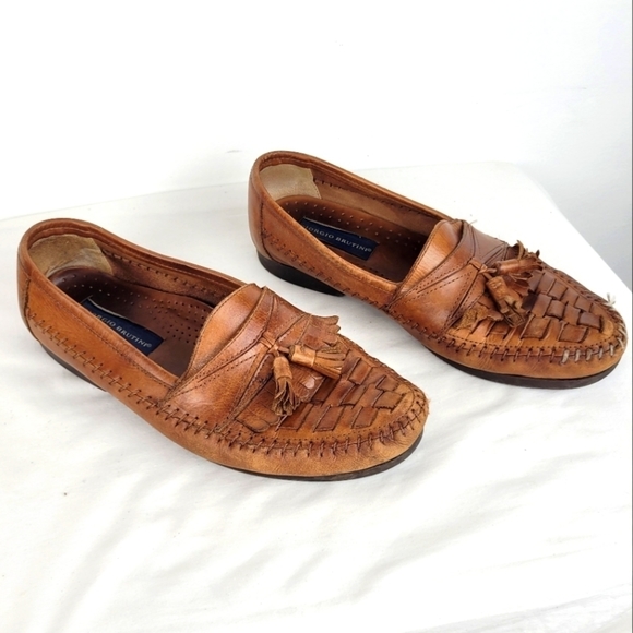 Giorgio Brutini Other - 𝅺8 Giorgio Brutini Monocle Kiltie Brown Loafer EUC12